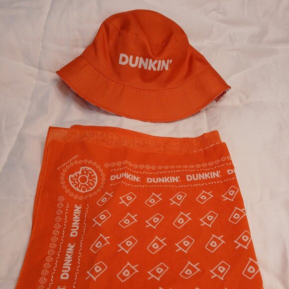 Dunkin- hat and bandana set - Picture 1 of 5